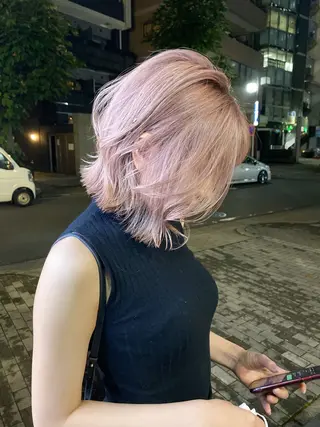 ミディアム Ryuya RLINOのヘアスタイル