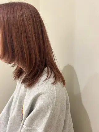 セミロング カラー 💛🤍U too e’s /店長🧸のヘアスタイル