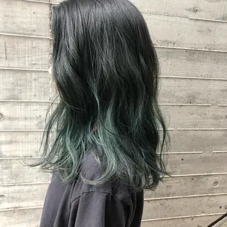 セミロング カラー ヘアアレンジ ブリーチなし透け感/ マンツーマン/Ryoのヘアスタイル