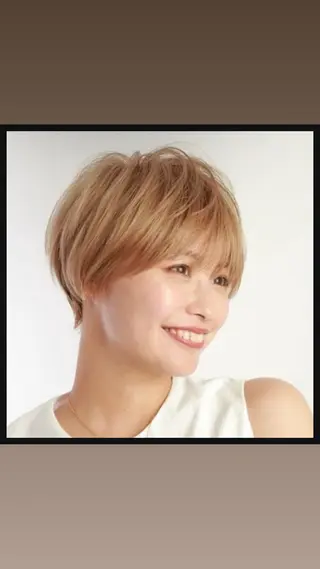 ショート 透明感Wカラー/ 似合わせボブ👑涼介のヘアスタイル