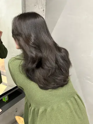 セミロング カラー yuuna/ ハッシュカット🎀のヘアスタイル