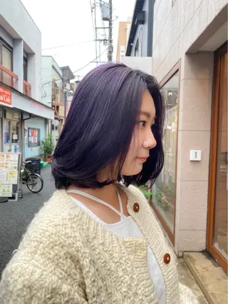 ミディアム カラー MORISHITA HARUKAのヘアスタイル