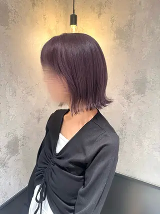 ミディアム カラー 髪質改善縮毛矯正/ エクステ/ひふみ🌛のヘアスタイル