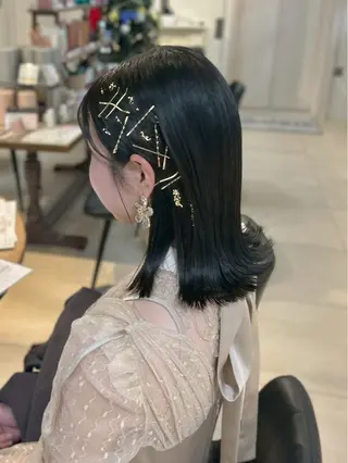 ヘアアレンジ 🎀ゆづき🫧 透明感/アレンジ💝のヘアスタイル