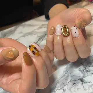 ヘアアレンジ ネイル 🩵 mei🩵のネイルデザイン