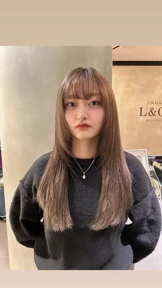 ロング カラー タナカ カナ🫧のヘアスタイル
