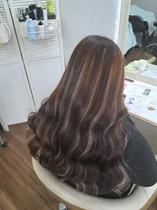 ロング カラー GLOSS心斎橋🌹 はるなのヘアスタイル