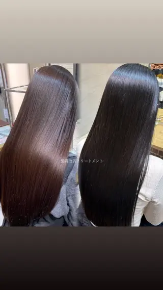 ロング 🩰韓国レイヤー🩷 艶カラー🌷小栁歩美のヘアスタイル