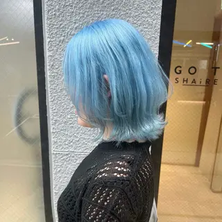 ショート カラー レイヤーカット/ボブ ウルフ/縮毛矯正🪄のヘアスタイル