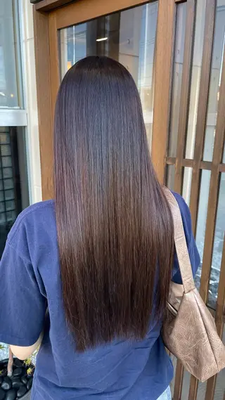 ロング パーマ 進藤 来実のヘアスタイル