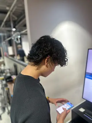 セミロング パーマ LUPI byLee MIUのヘアスタイル