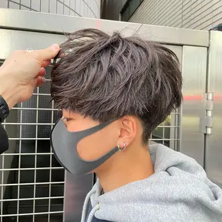 ショート パーマ メンズ 【メンズ縮毛矯正】 田中秀斗のヘアスタイル
