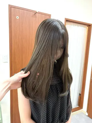 ロング カラー ヘアアレンジ ハル🌸柔色/ ブリーチなし/艶髪のヘアスタイル