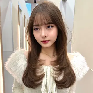 セミロング ️🫧レイヤーカット /れいか️️🫧のヘアスタイル