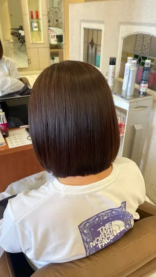 ショート カラー 艶カラー 髪質改善 🍓苺奈のヘアスタイル