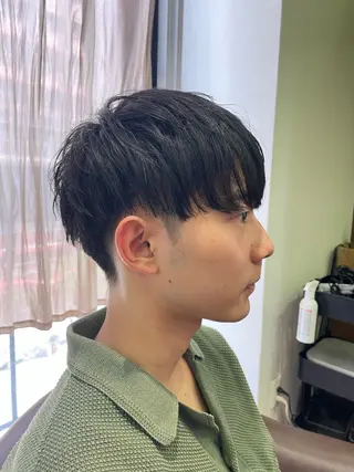ショート メンズ 溝口 槙里也のヘアスタイル