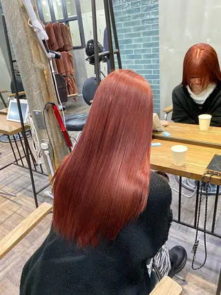 ロング カラー 的場 渉のヘアスタイル