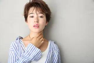 ショート パーマ 代表 土屋ヒロユキ ショートカットのヘアスタイル