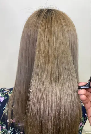 ロング カラー ヘアアレンジ TSUNA 🌙 Lim 五反田のマツエク・マツパデザイン