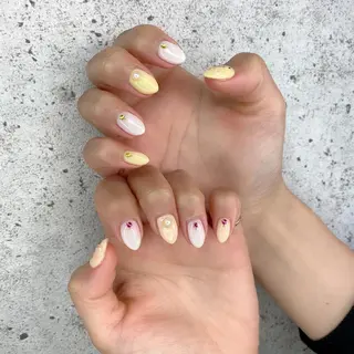 セミロング カラー パーマ ヘアアレンジ メンズ キッズ ネイル マツエク・マツパ Salon Ｋのネイルデザイン