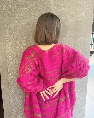 ショート 韓国式パーマ🔥 ブリーチ🔥TOMOのヘアスタイル