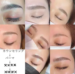 マツエク・マツパ アイブロウ Hug me eyelashのマツエク・マツパデザイン