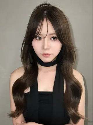 ロング Mimi♡/透明感 /ワンホンレイヤーのヘアスタイル