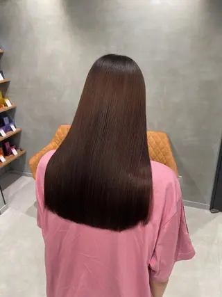 ロング カラー うる艶カラー 顔周りカット♡ikuのヘアスタイル