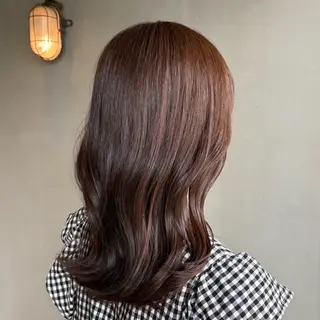 ミディアム カラー 🌸艶カラー/似合わ せカット/サクラ🌸のヘアスタイル