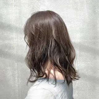 ミディアム カラー ヘアアレンジ 【ダメージレス施術】 【透明感】北村 拓也のヘアスタイル