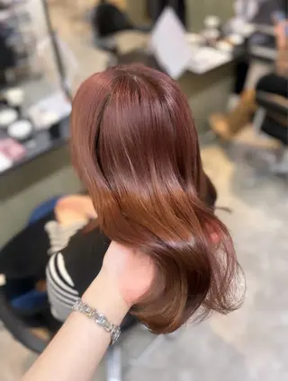 カラー 透明感カラー୨୧ 松山理桜🩰˖ ࣪⊹のヘアスタイル
