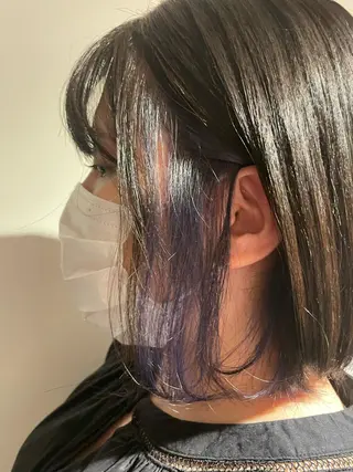 ショート カラー たけだ れなのヘアスタイル