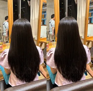 ロング カラー RINNO🌷透明感 カラー/髪質改善のヘアスタイル