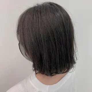ミディアム カラー 🤍💕ブリーチカラ ーAyaka💕🤍のヘアスタイル
