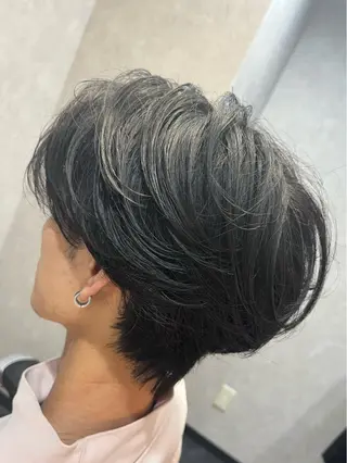 ミディアム パーマ 🌈予約の98%パ ーマ⭕️🌈福本のヘアスタイル