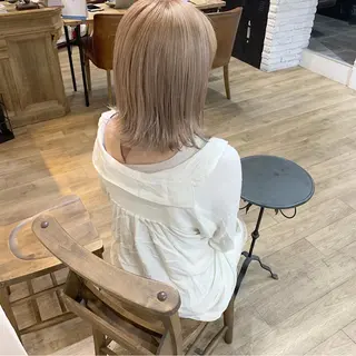 ミディアム カラー 艶カラー/フェイス レイヤー/たむのヘアスタイル