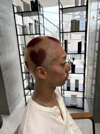 カラー メンズ 下北沢メンズパーマ 特化園田　楓莉のヘアスタイル