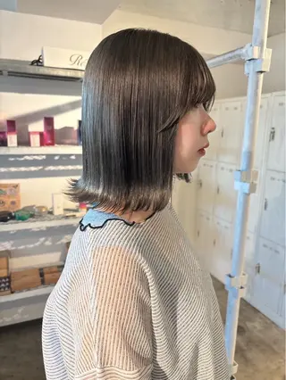 カラー ワンカラー🌙.* 艶カラー/NeNeのヘアスタイル