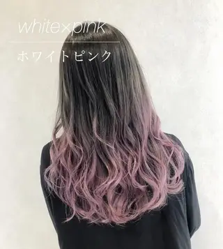 ロング カラー ヘアアレンジ エクステ×ブリーチ 😈ちあき😈のヘアスタイル