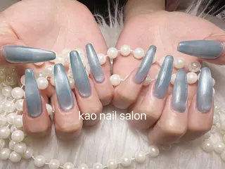 ネイル kao nail マグネット/長さだしのネイルデザイン