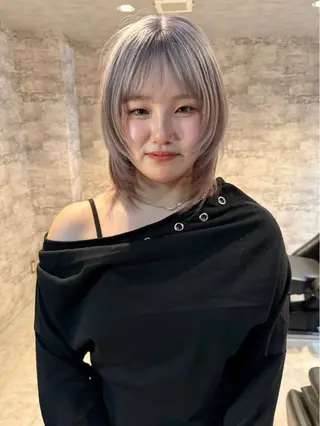 ミディアム カラー mai / linoah˚✧のヘアスタイル