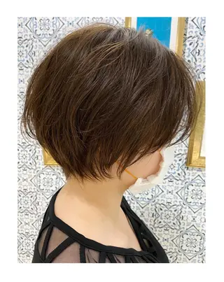 ショート カラー ツヤ髪になりたい方へ 🩷柴田知亜希のヘアスタイル