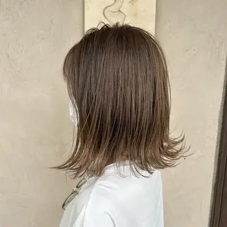 ミディアム 津島 恵太のヘアスタイル