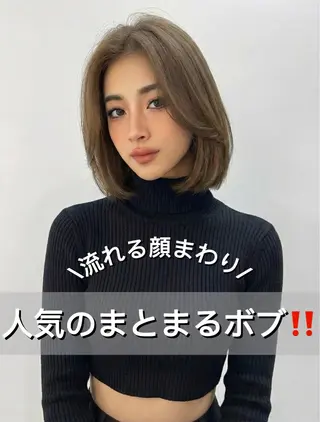 ショート カラー SHION/銀座 まとまるカット🩵のヘアスタイル