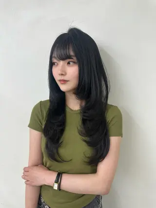 ロング カラー 艶髪／ブリーチ🌟 銀座/HARUKAのヘアスタイル