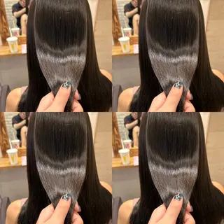 セミロング カラー レイヤーカット/ 縮毛矯正🇰🇷早坂のヘアスタイル