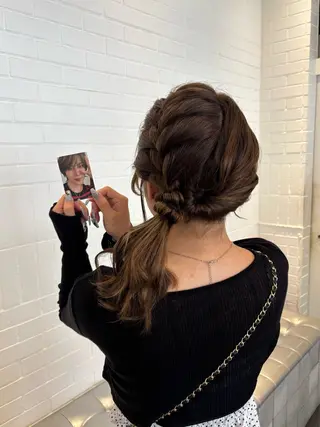 セミロング カラー レイヤー sala 推しカラー職人🎀のヘアスタイル