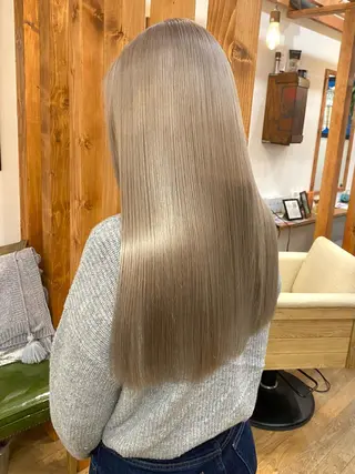 ロング カラー 馬場 涼平のヘアスタイル