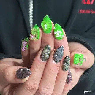 ネイル posa nail モエミのネイルデザイン