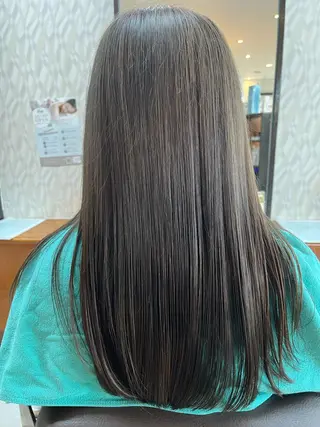 ロング カラー 髪質改善/ストレート /艶髪/熊谷はつなのヘアスタイル